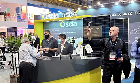 Osda solar en Intersolar Sudamérica en 2022