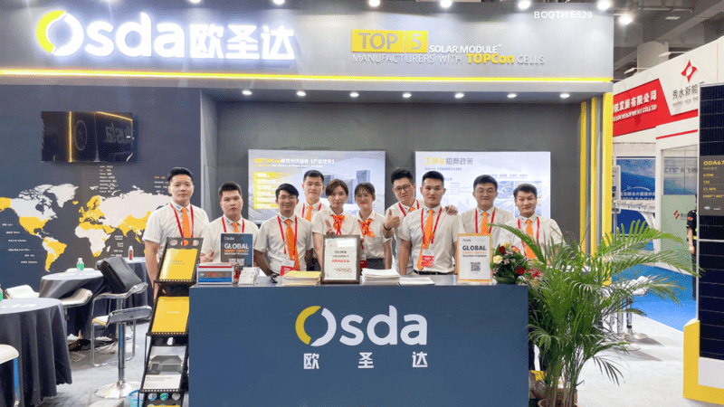 Centrándose en Guangzhou, ganando potencial para TOPCon | Osda aparece en la Exposición Mundial de la Industria de Almacenamiento de Energía y Fotovoltaica Solar 2023