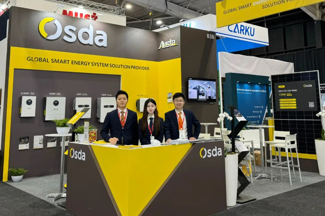 Construyendo sueños en Sudáfrica, bañándose en la luz del sol | Osda en la Exposición de energía solar y almacenamiento de Johannesburgo 2024