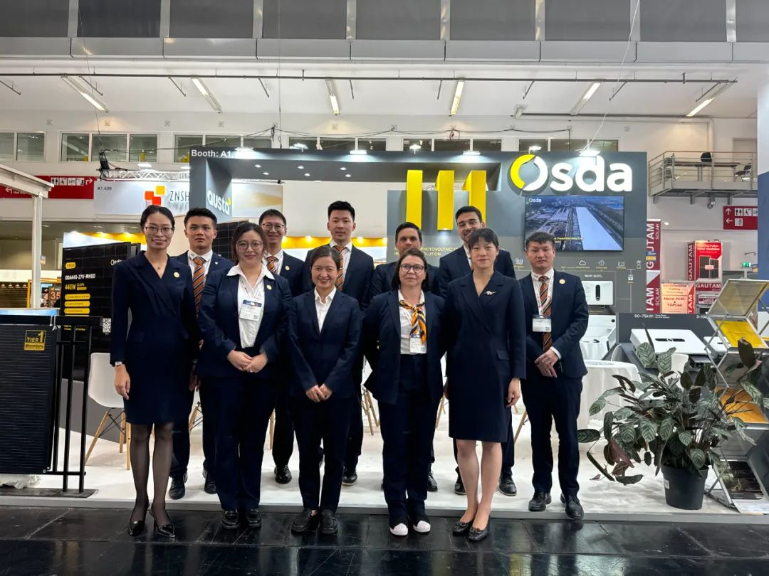 Brillando en Alemania, creciendo hacia el sol | Osda expone sus productos en la feria Intersolar Europe de Múnich